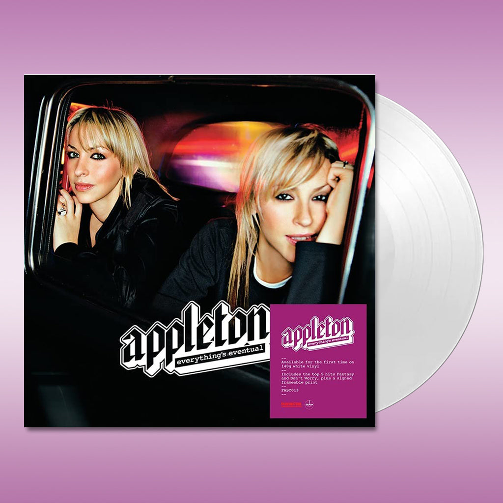 APPLETON - Everything's Eventual (2023 Reissue w/ SIGNED Print) - LP - White Vinyl