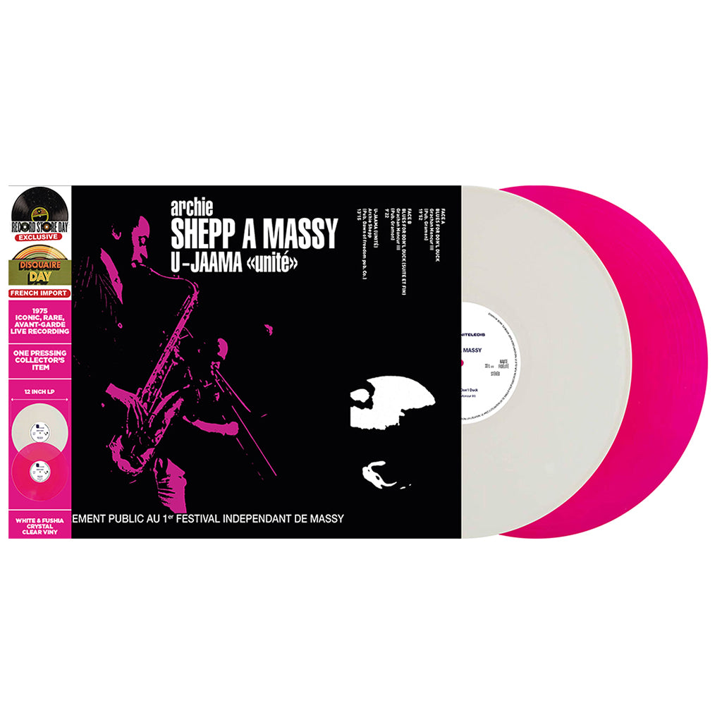 ARCHIE SHEPP - A Massy - 2LP - Deluxe Gatefold White / Pink Vinyl [RSD23]