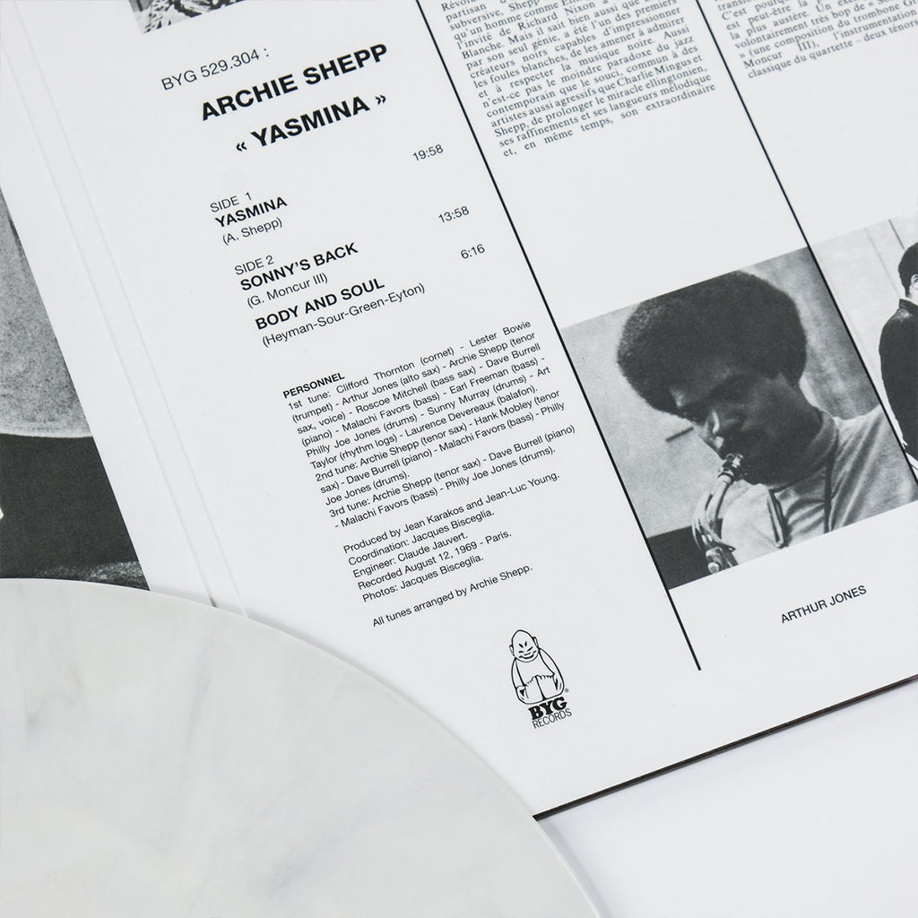 ARCHIE SHEPP - Yasmina, A Black Woman (2023 Remastered Reissue) - LP - Marbled White Vinyl [FEB 24]