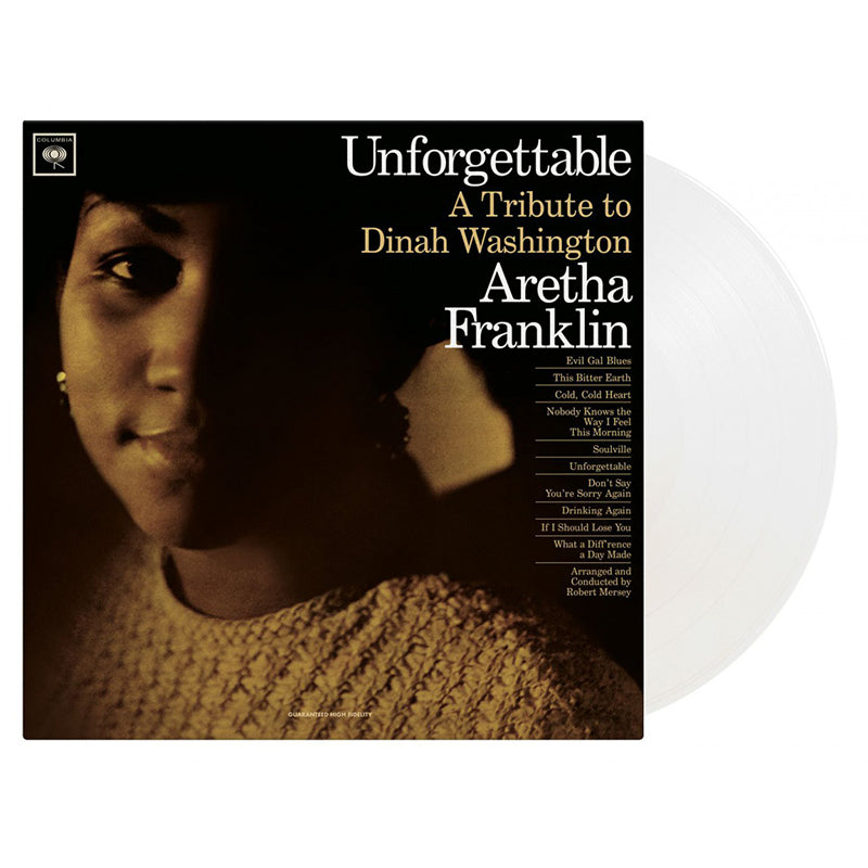 ARETHA FRANKLIN - Unforgettable - A Tribute to Dinah Washington - LP - 180g Crystal Clear Vinyl