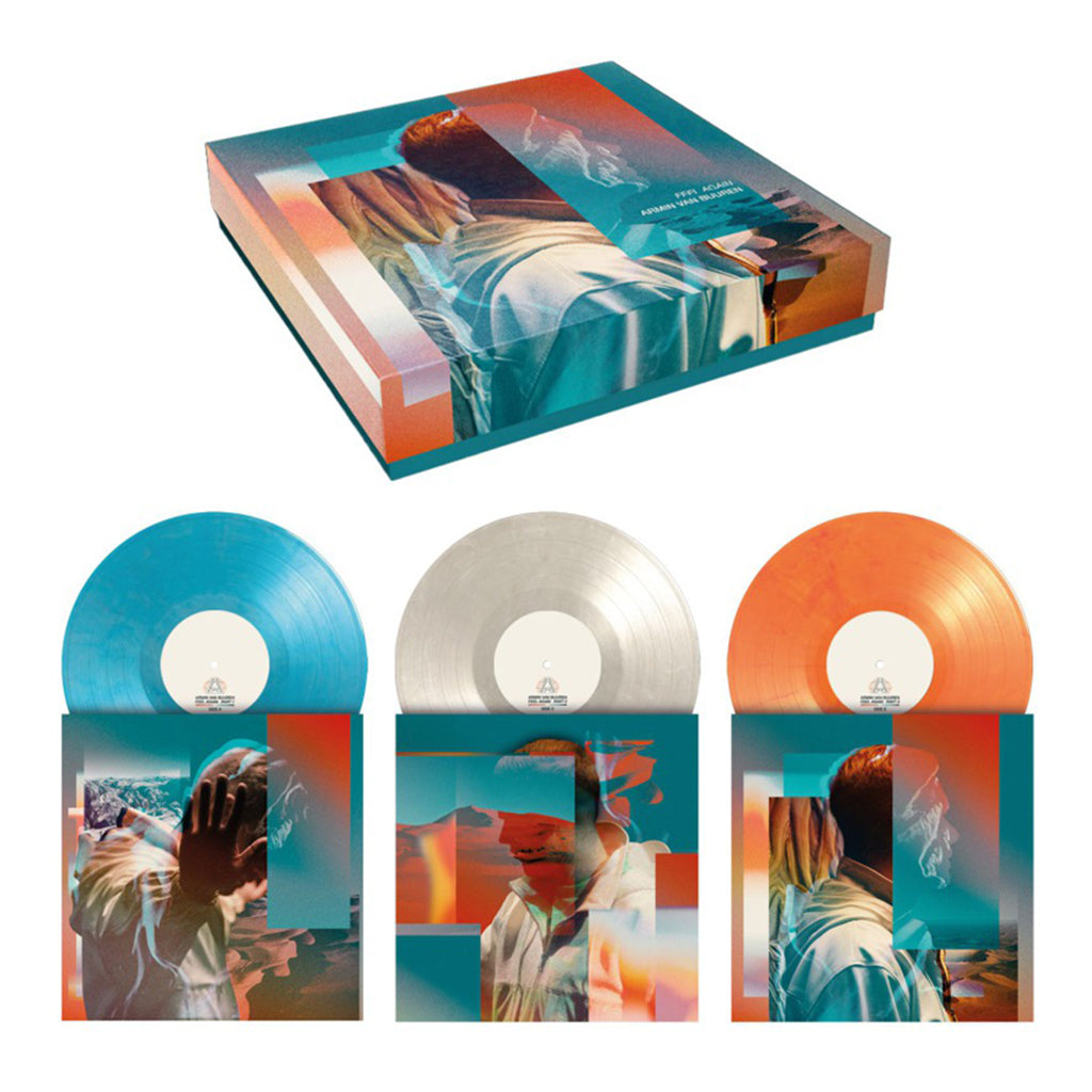 ARMIN VAN BUUREN - Feel Again - 3LP (w/ 5 Exclusive Lithographs) - Deluxe 180g Turquoise / White / Orange Coloured Vinyl Box Set