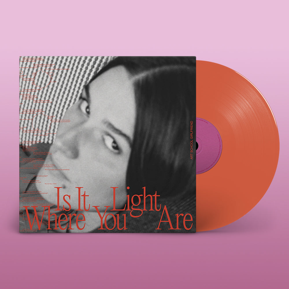 ART SCHOOL GIRLFRIEND - Is It Light Where You Are - LP - Transparent Orange Vinyl