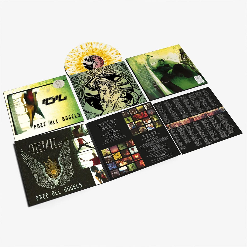 ASH - Free All Angels (2022 Remaster) - LP - Vivid Yellow + Clear Splatter Vinyl