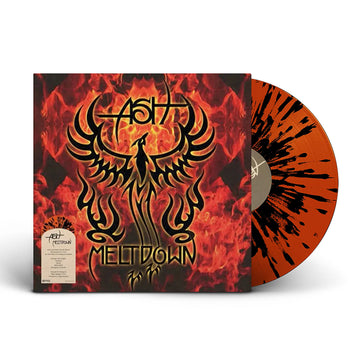 ASH - Meltdown (2022 Remaster) - LP - Deluxe Orange & Black Splatter Vinyl