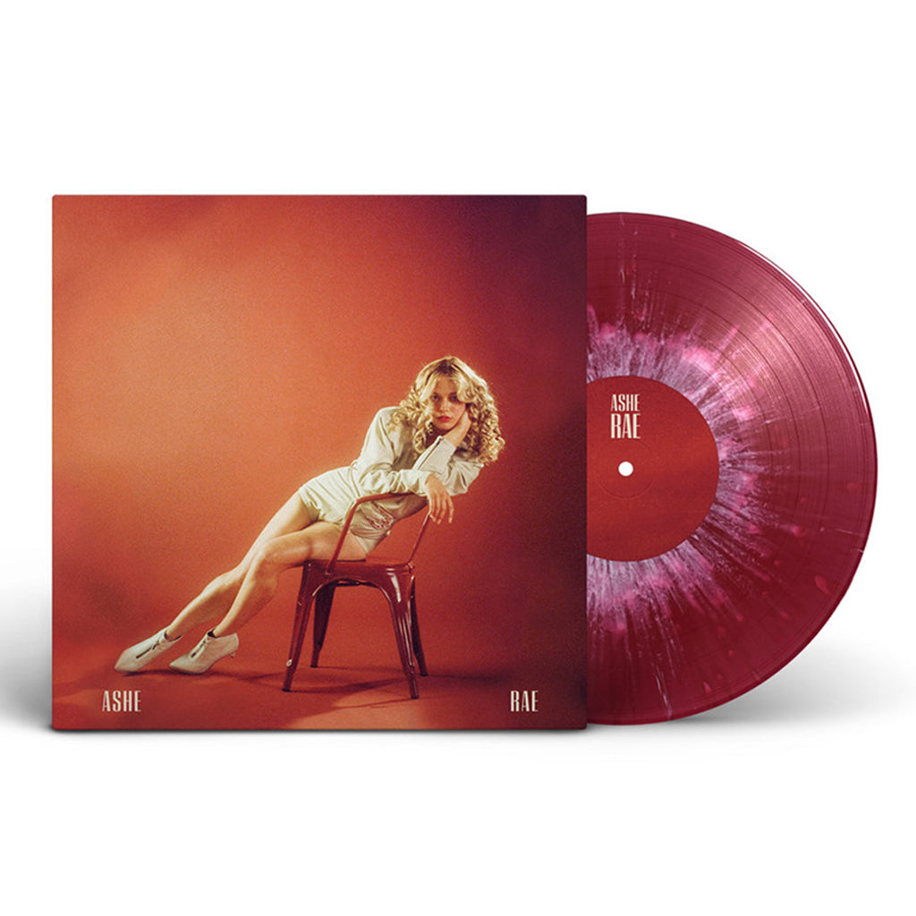 ASHE - Rae - LP w/ Poster - Grape & White Splatter Vinyl