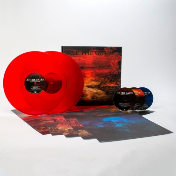 AT THE GATES - The Nightmare Of Being (Deluxe Edition) - 2LP/3CD - Transparent Blood Red Vinyl + 3CD Artbook