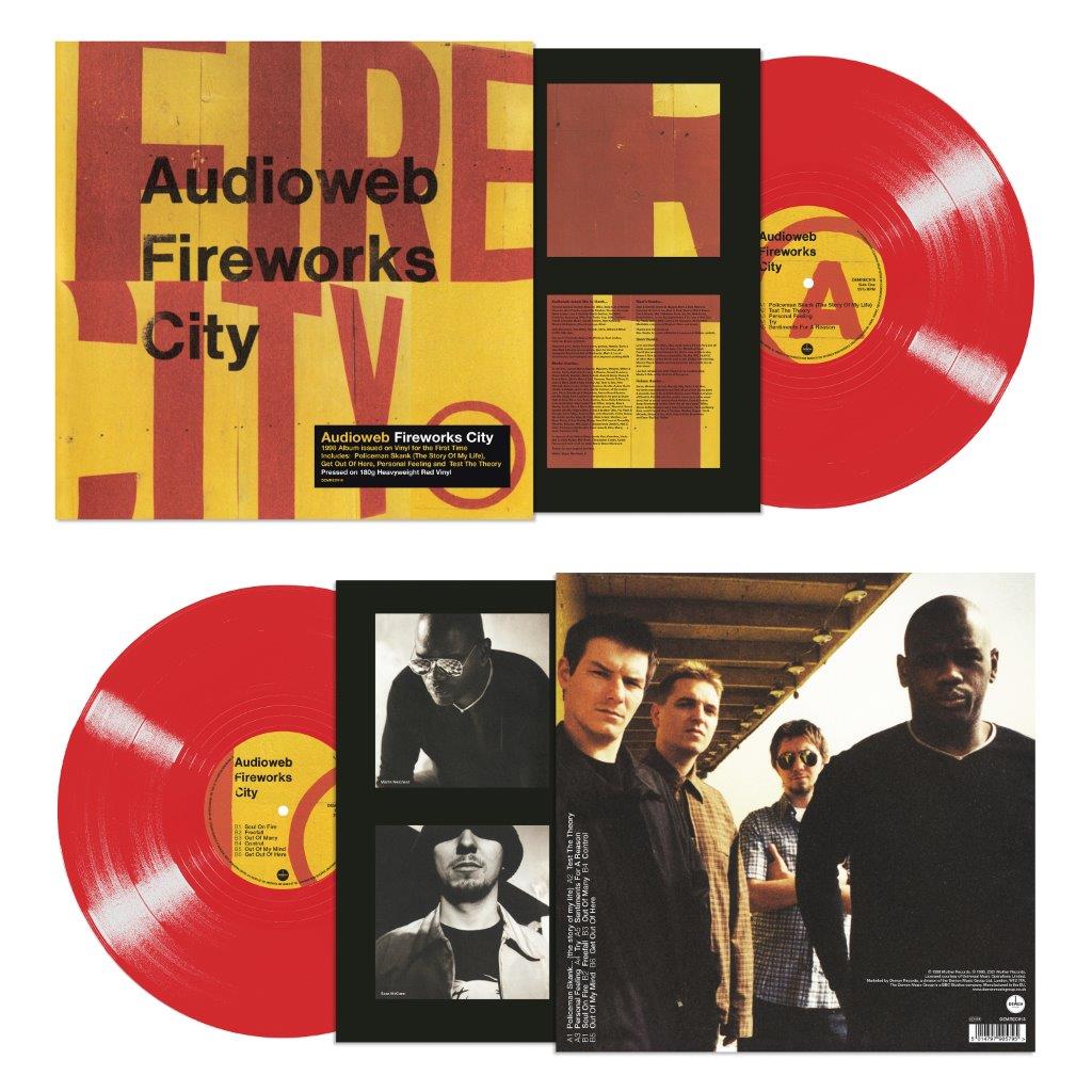 AUDIOWEB - Fireworks City (2021 Reissue) - LP - 180g Red Vinyl