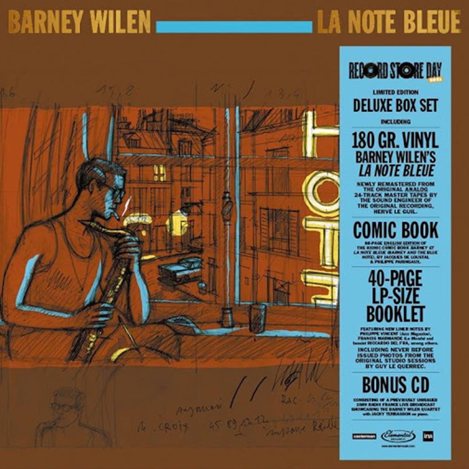 BARNEY WILEN - La Note Bleue (Remastered) - 180g LP + Comic + Booklet + CD / - Deluxe Boxset[RSD2021-JUL 17]