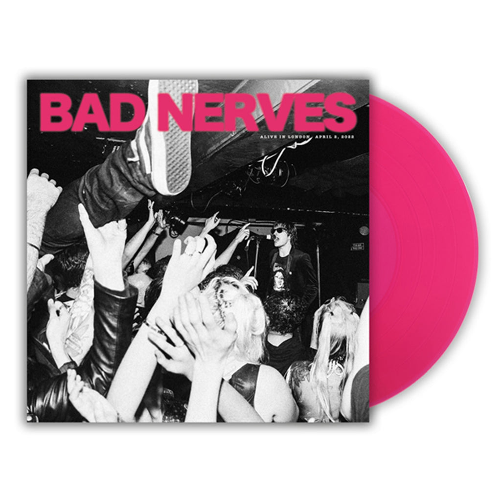 BAD NERVES - Alive in London - 10" EP - Transparent Magenta Vinyl