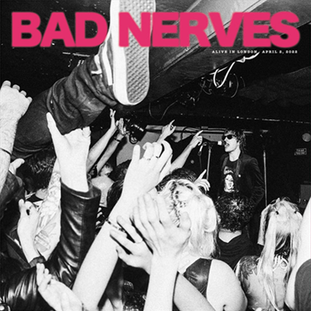 BAD NERVES - Alive in London - 10" EP - Transparent Magenta Vinyl