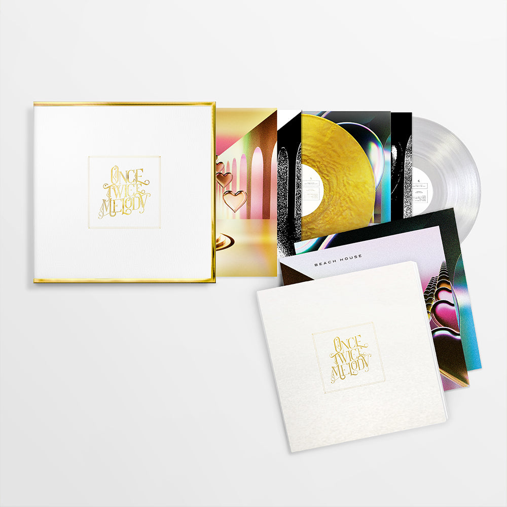 BEACH HOUSE - Once Twice Melody - 2LP - Deluxe Gold / Clear Vinyl Box Set
