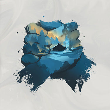 BEAR MCCREARY - God Of War: Ragnarok (Original Soundtrack w/ 2 Lithographs) - 3LP - Deluxe Tri-fold Blue Smoke Vinyl