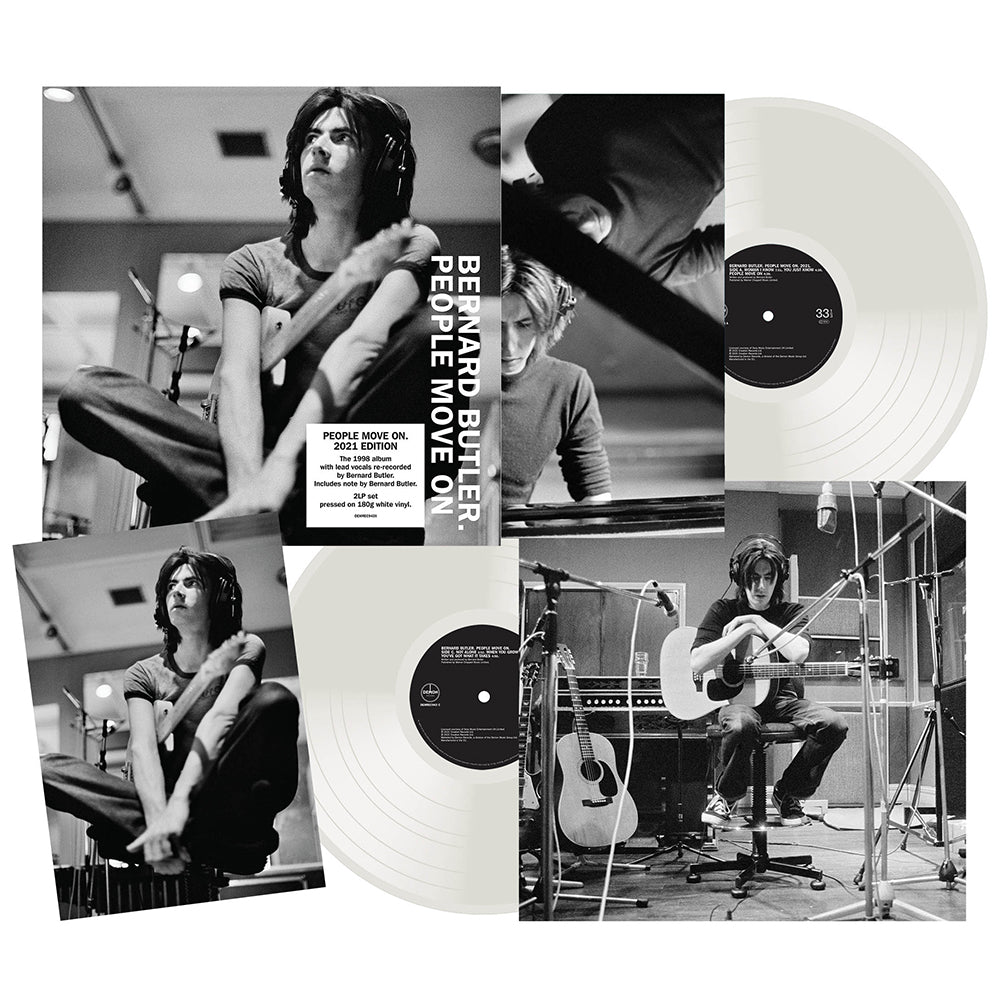 BERNARD BUTLER - People Move On (SIGNED Edition) - 2LP - 180g White Vinyl