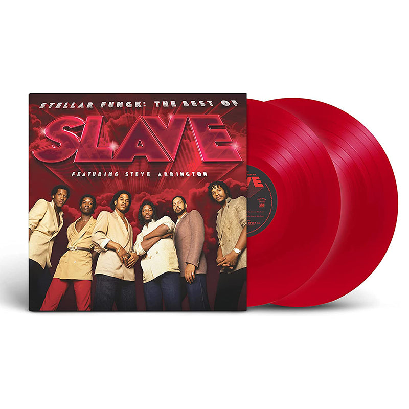 SLAVE - Stellar Fungk: The Best of Slave Featuring Steve Arrington - 2LP - Red Vinyl