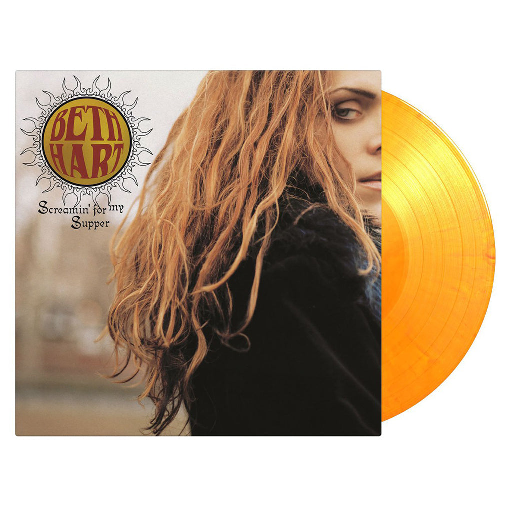 BETH HART - Screamin’ For My Supper (2023 Reissue) - 2LP (w/ Etching) - Gatefold 180g Yellow & Orange Marbled Vinyl