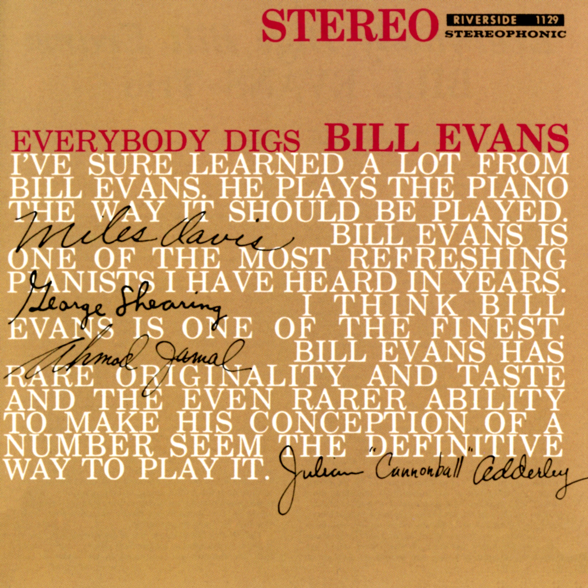 BILL EVANS TRIO - Everybody Digs Bill Evans - 1 LP [RSD 2024]
