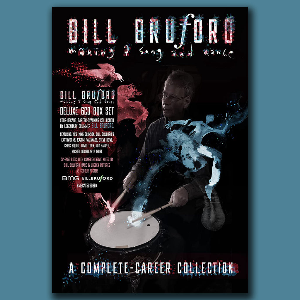 BILL BRUFORD - Making a Song and Dance: A Complete-Career Collection - 6CD + A3 Poster - Deluxe Box Set