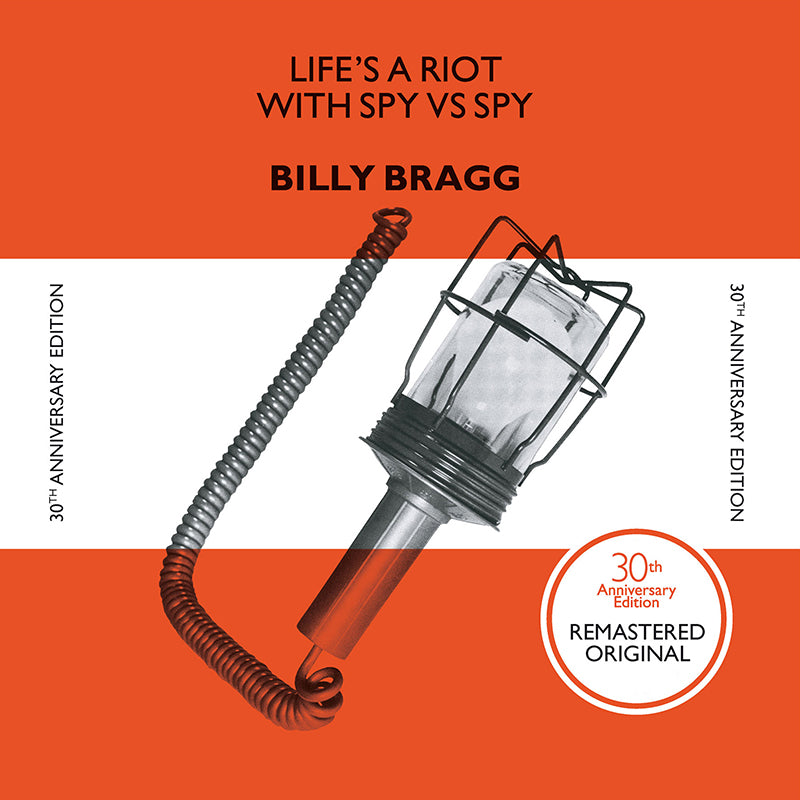 BILLY BRAGG - Life's A Riot With Spy vs Spy (30th Anniv. Ed.) - LP - Orange Vinyl [RSD 2022 - DROP 2]