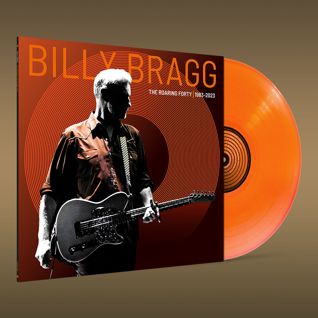 BILLY BRAGG - The Roaring Forty 1983-2023 - LP - Orange Vinyl