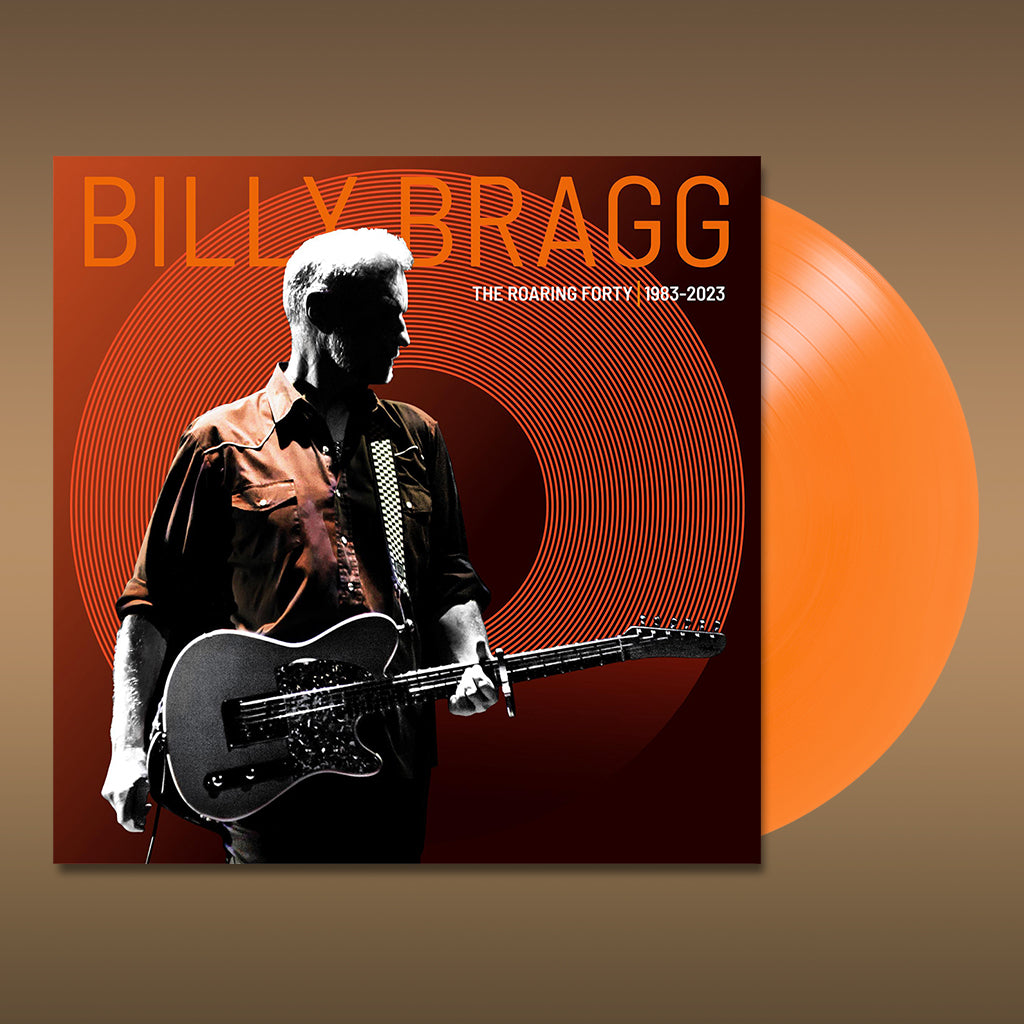 BILLY BRAGG - The Roaring Forty 1983-2023 - LP - Orange Vinyl