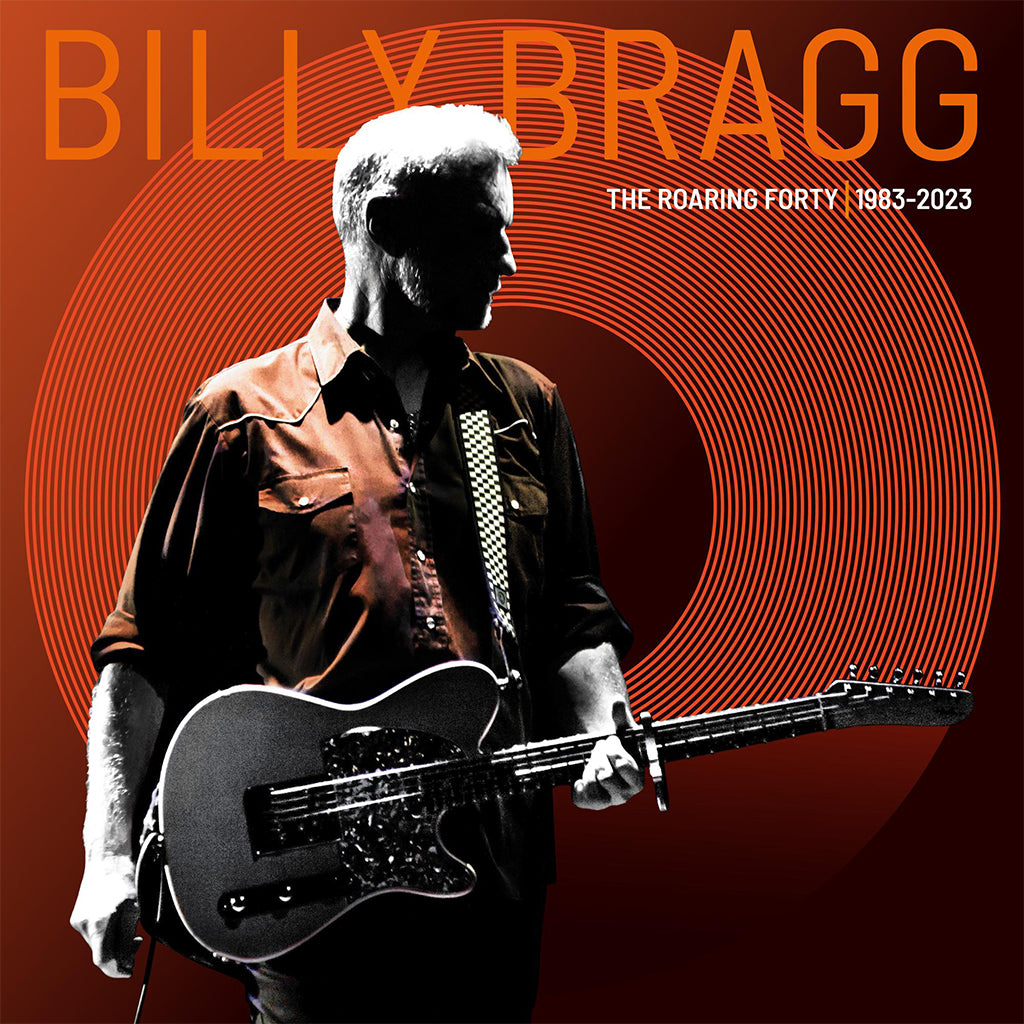 BILLY BRAGG - The Roaring Forty 1983-2023 - LP - Orange Vinyl
