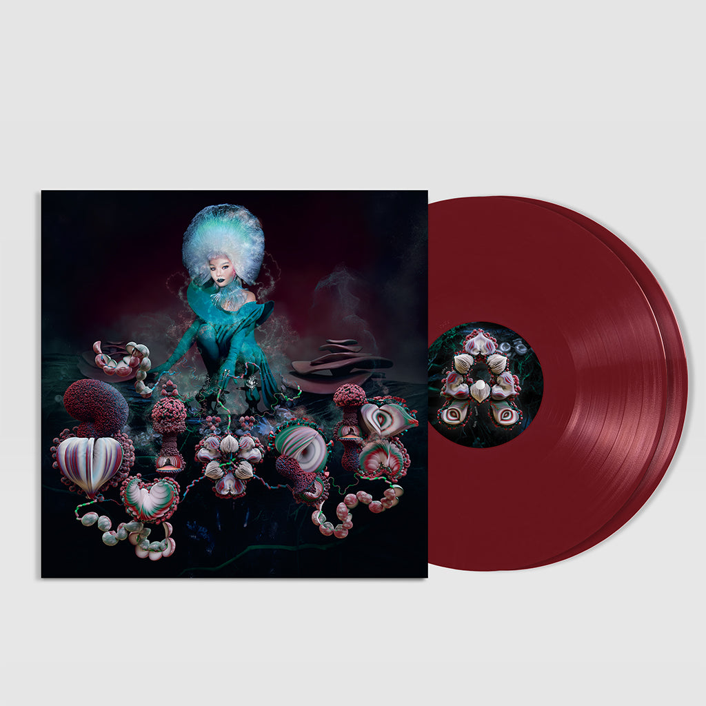BJÖRK - Fossora (2023 Edition w/ Updated Audio) - 2LP - Burgundy Vinyl