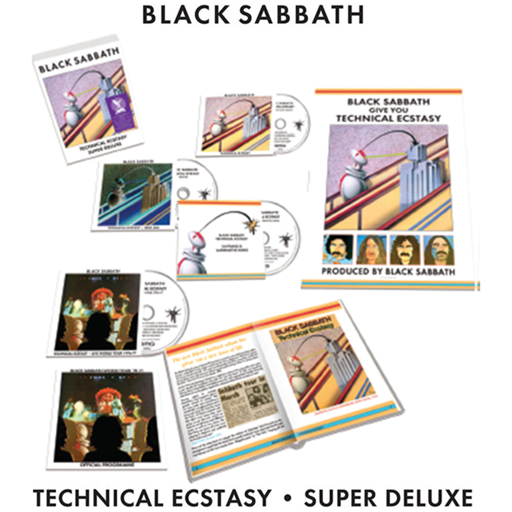BLACK SABBATH - Technical Ecstasy (Super Deluxe Edition) - 4CD - Boxset