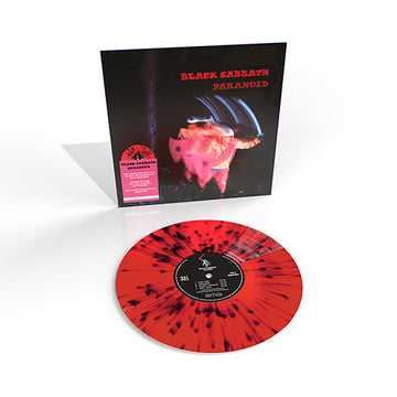 BLACK SABBATH - Paranoid - 1 LP - Red & Black Splatter Vinyl [RSD 2024]