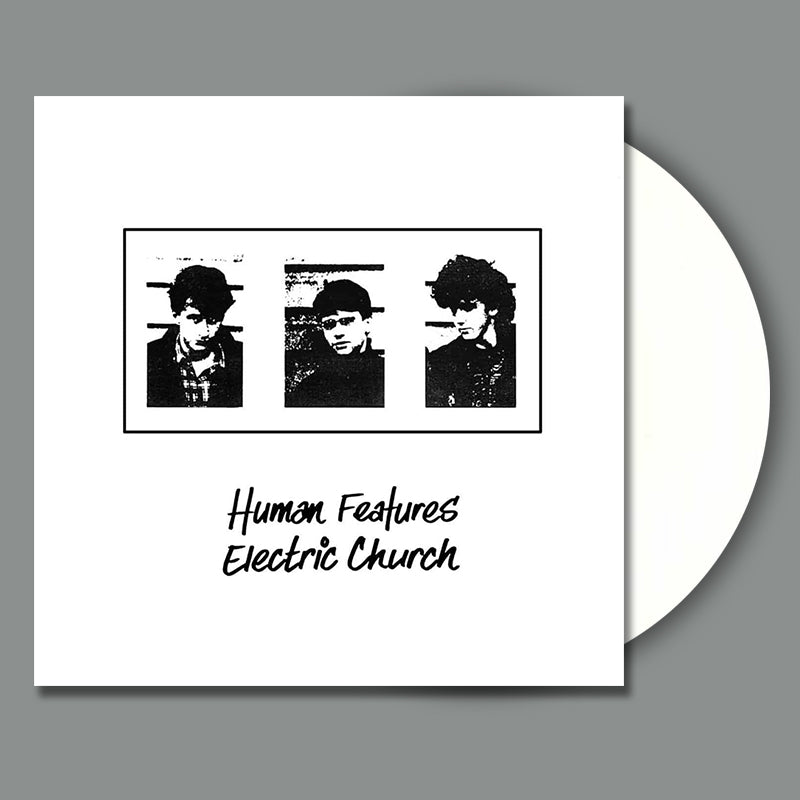 BLACK - Human Features / Electric Church (2022 Reissue) - 7" w/ Poster & Postcard - White Vinyl