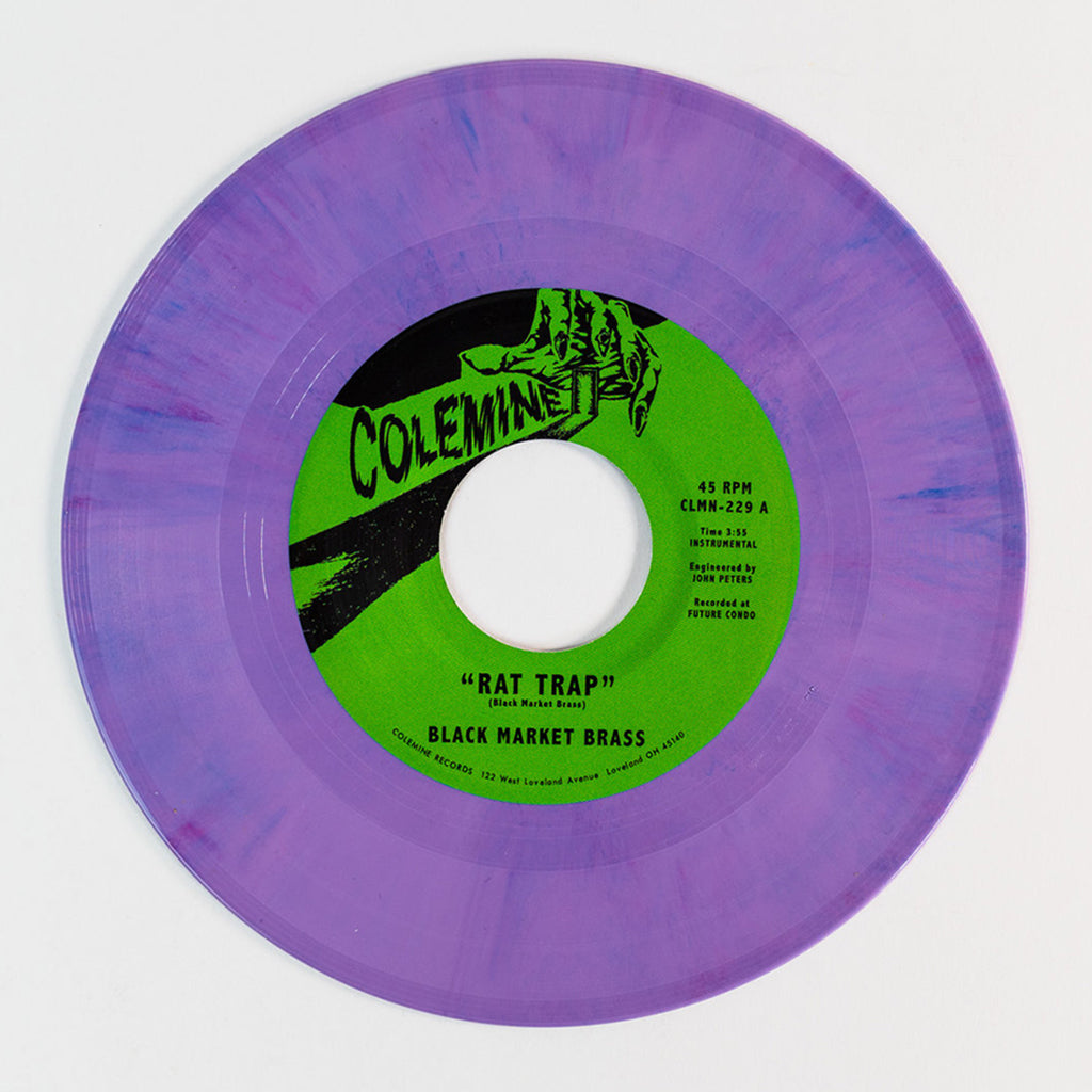BLACK MARKET BRASS - Rat Trap / Chop Bop - 7" - Purple Swirl Vinyl
