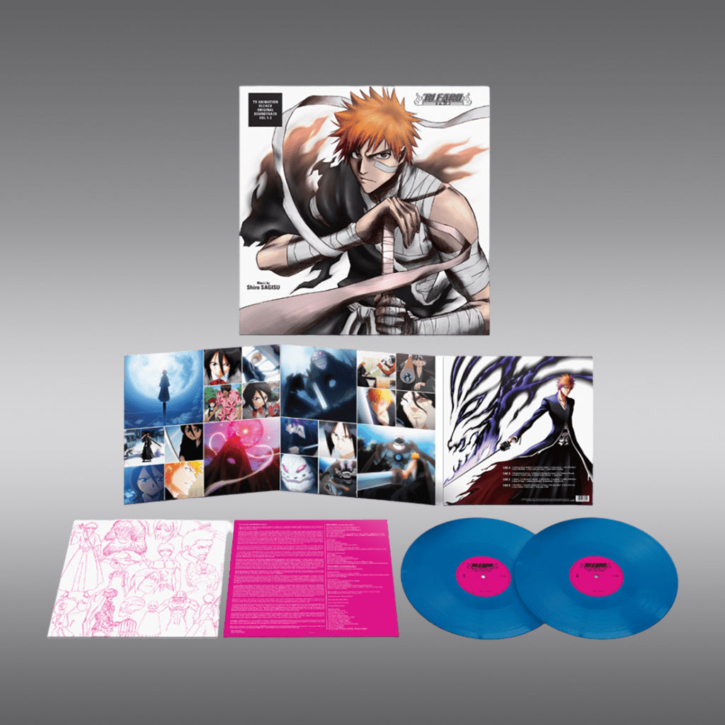 VARIOUS / SHIRO SAGISU - Bleach - Original Soundtrack - 2LP - Gatefold Translucent Blue Vinyl