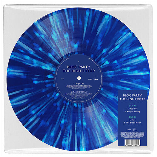 BLOC PARTY - The High Life EP - 12" EP - Blue Splatter Vinyl [RSD 2024]
