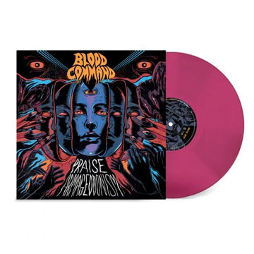 BLOOD COMMAND - Praise Armageddonism - LP - Transparent Magenta Vinyl