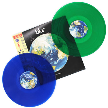 BLUR - Bustin + Dronin' - 2 x 12" - Transparent Blue / Green Vinyl [RSD 2022]
