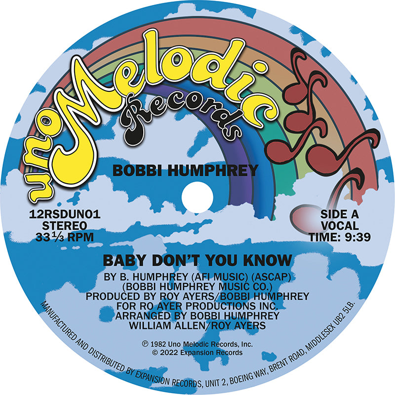 BOBBI HUMPHREY - Baby Don't You Know (40th Anniv. Reissue) - 12" - Vinyl [RSD 2022]