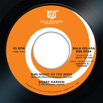 BOBBY HARDEN & THE SOULFUL SAINTS - One Night Of The Week / Raise Your Mind - 7" - Vinyl