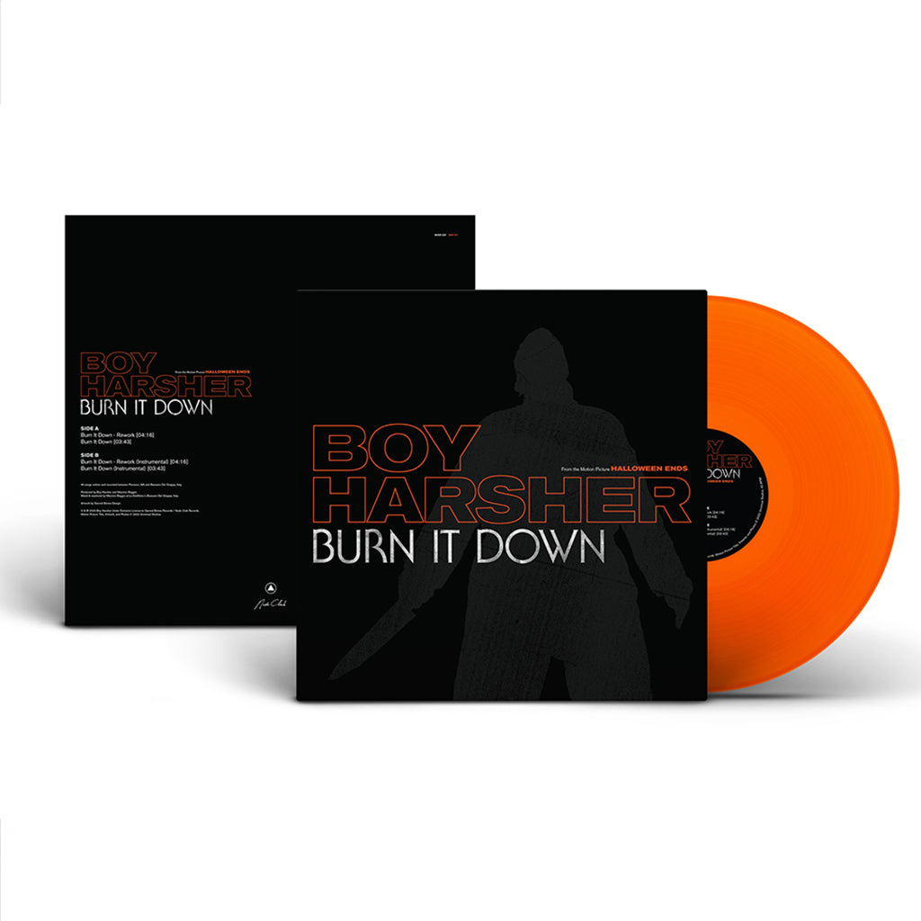 BOY HARSHER - Burn It Down - 12" - Pumpkin Orange Vinyl