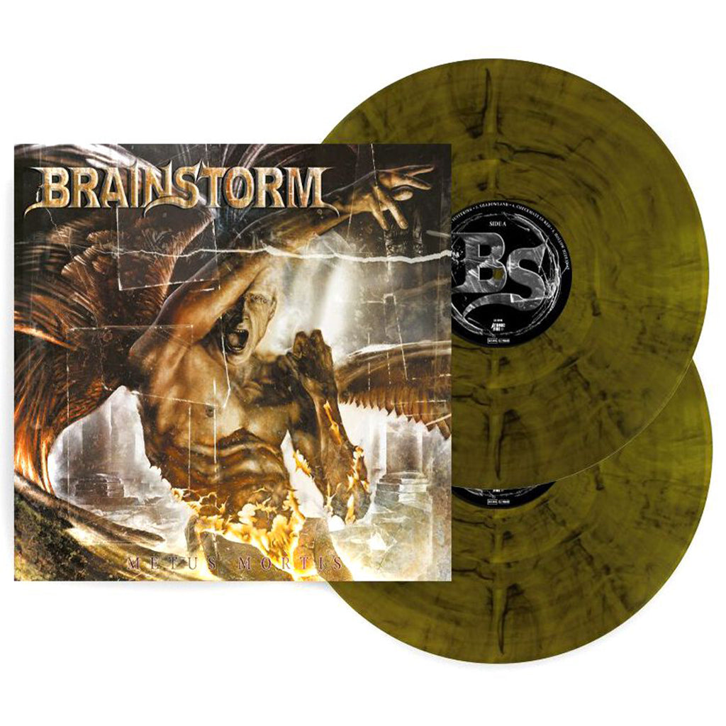 BRAINSTORM - Metus Mortis (2023 Reissue) - 2LP - Gatefold Yellow & Black Marbled Vinyl [MAR 10]