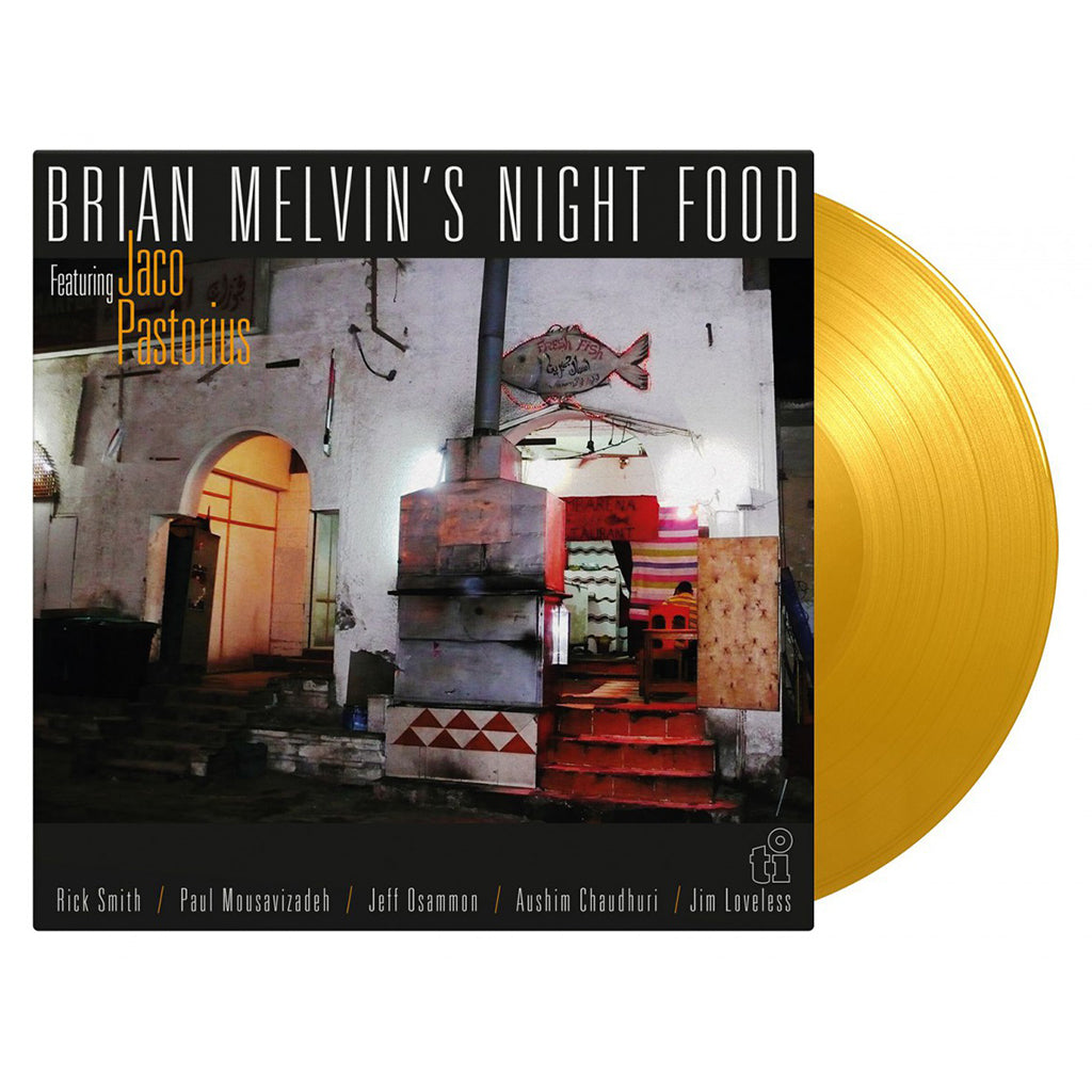 BRIAN MELVIN FEATURING JACO PASTORIUS - Night Food (2022 Reissue) - LP - 180g Yellow Vinyl