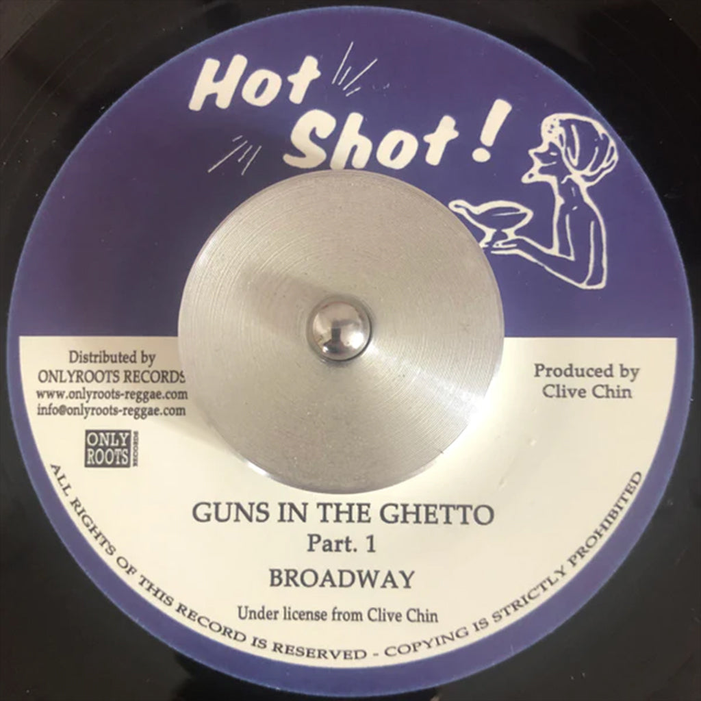 BROADWAY / RANDY'S ALL STARS - Guns In The Ghetto Part 1 / Guns In The Ghetto Part 2 (Repress) - 7" - Vinyl