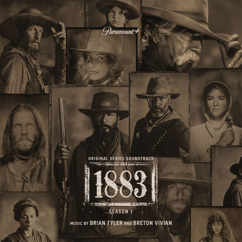 BRIAN TYLER & BRETON VIVIAN - 1883 (OST) - LP - 180g Gold & Black Marbled Vinyl