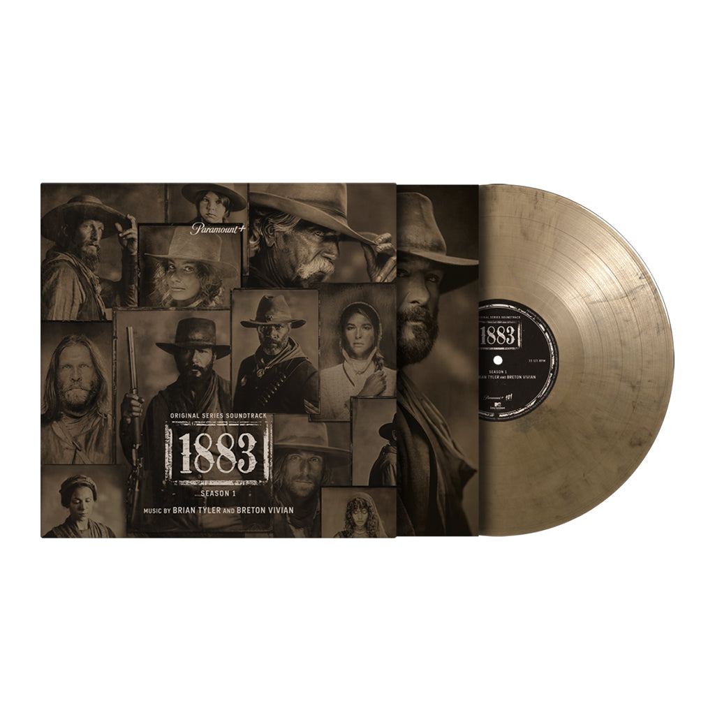 BRIAN TYLER & BRETON VIVIAN - 1883 (OST) - LP - 180g Gold & Black Marbled Vinyl