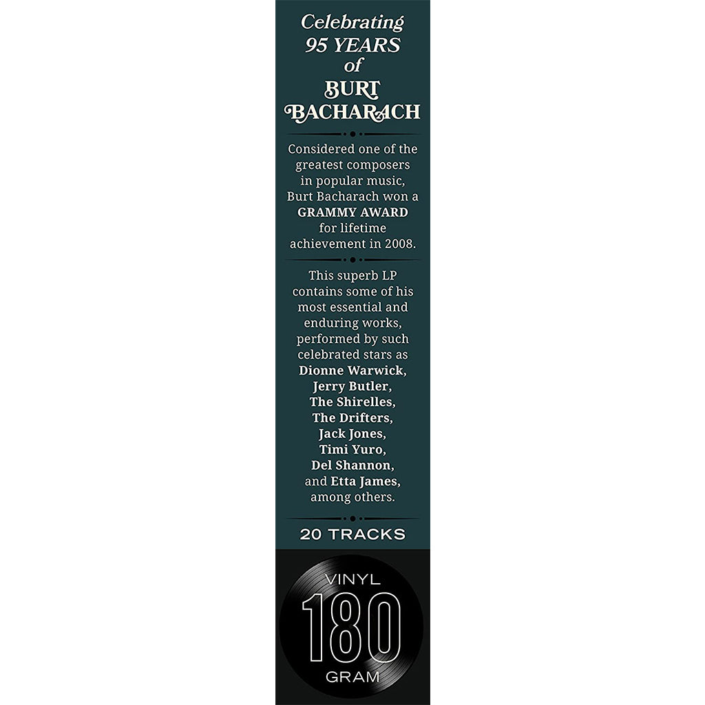 BURT BACHARACH - Essential Burt Bacharach - Celebrating 95 Years of Burt Bacharach - LP - 180g Vinyl
