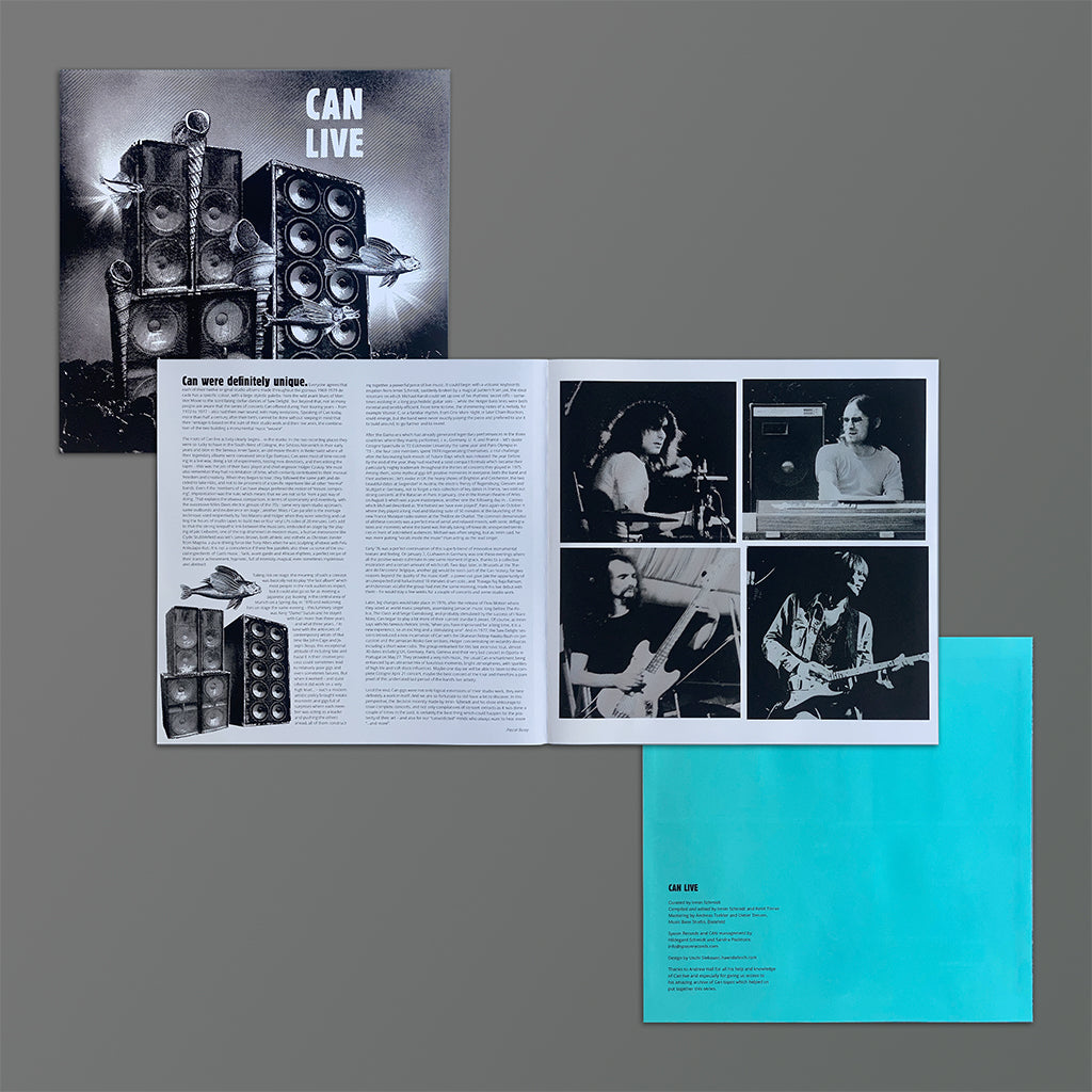 CAN - Live In Cuxhaven 1976 - LP - Curacao Blue Vinyl