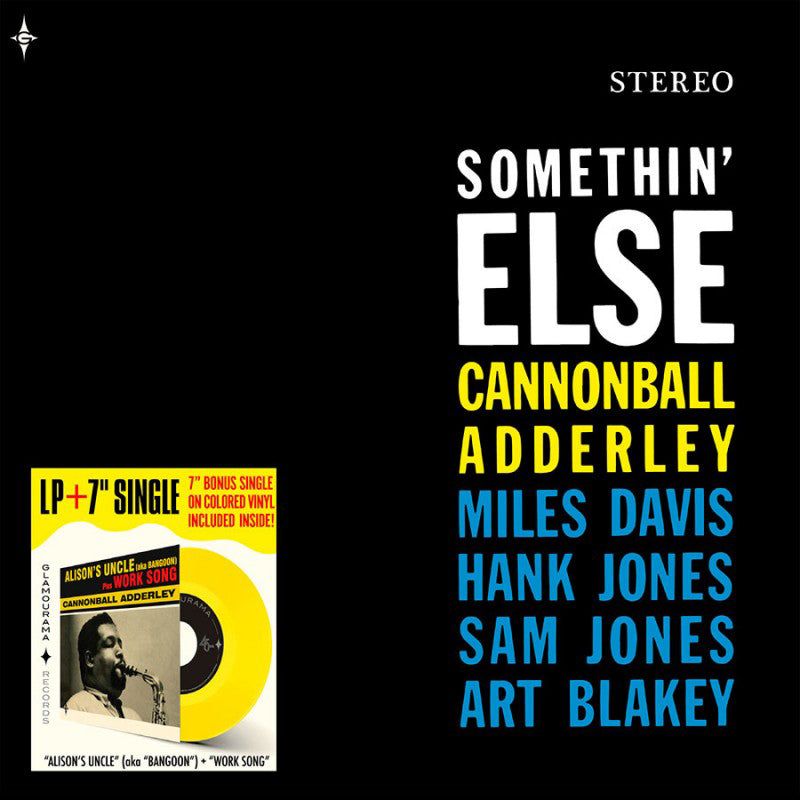 CANNONBALL ADDERLEY - Somethin' Else (w/ Bonus Track) - LP + Bonus Yellow Vinyl 7" - 180g Vinyl