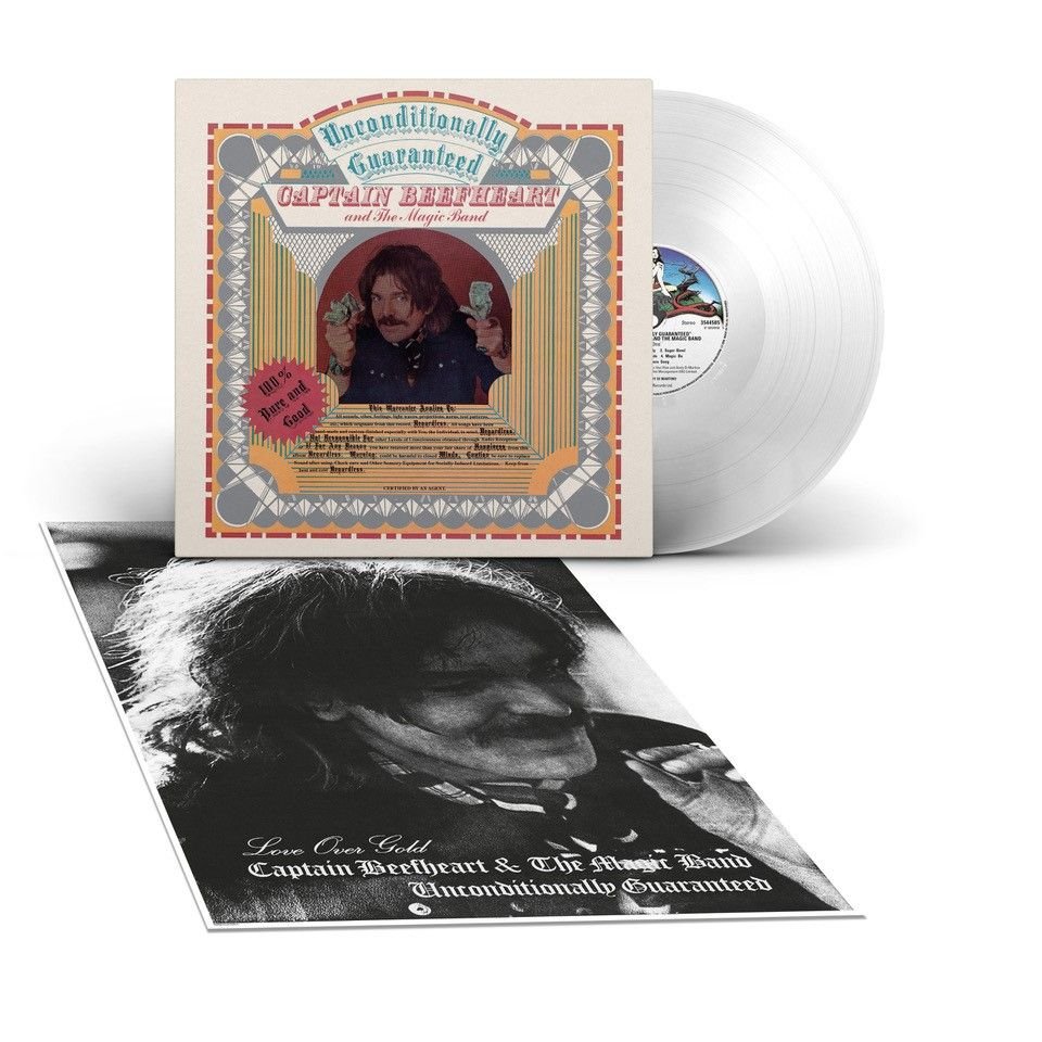 CAPTAIN BEEFHEART - Unconditionally Guaranteed (+ Poster) - LP - 180g Clear Vinyl [RSD2021-JUL 17]