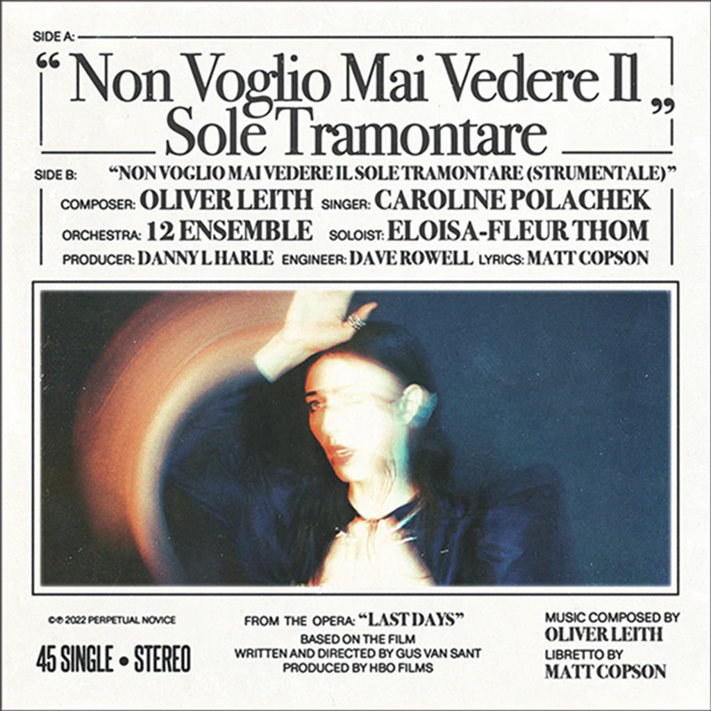 CAROLINE POLACHEK & THE 12 ENSEMBLE ORCHESTRA - Non Voglio Mai Vedere - 7" - Vinyl