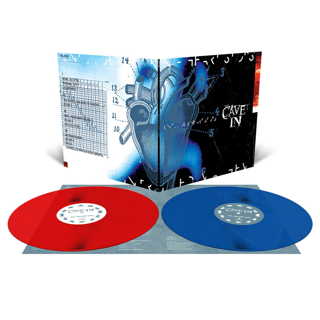 CAVE IN - Until Your Heart Stops (2023 Reissue) - 2LP - Blood Red / Sea Blue Vinyl
