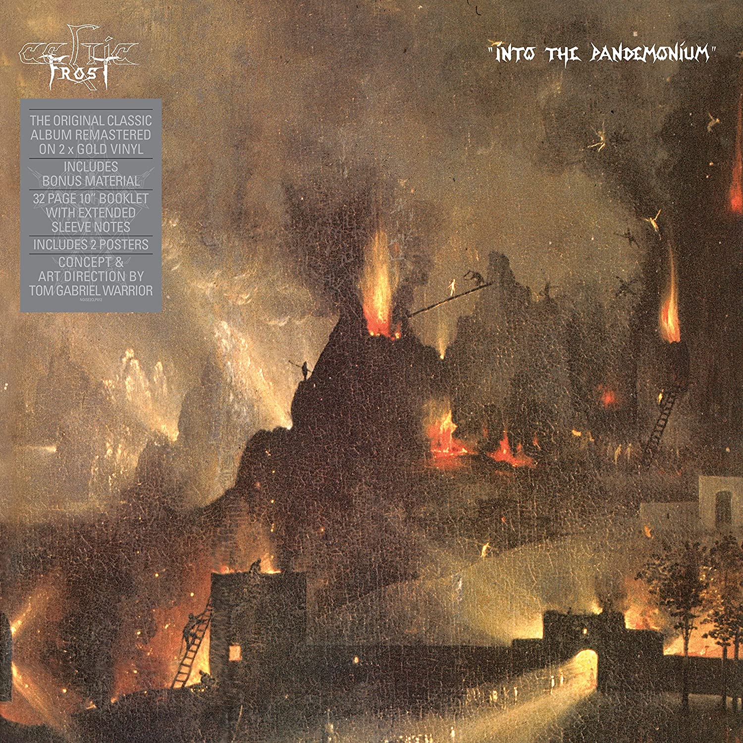 CELTIC FROST - Into The Pandemonium (2023 Reissue w/ Bonus Tracks) - 2LP - Gold Vinyl