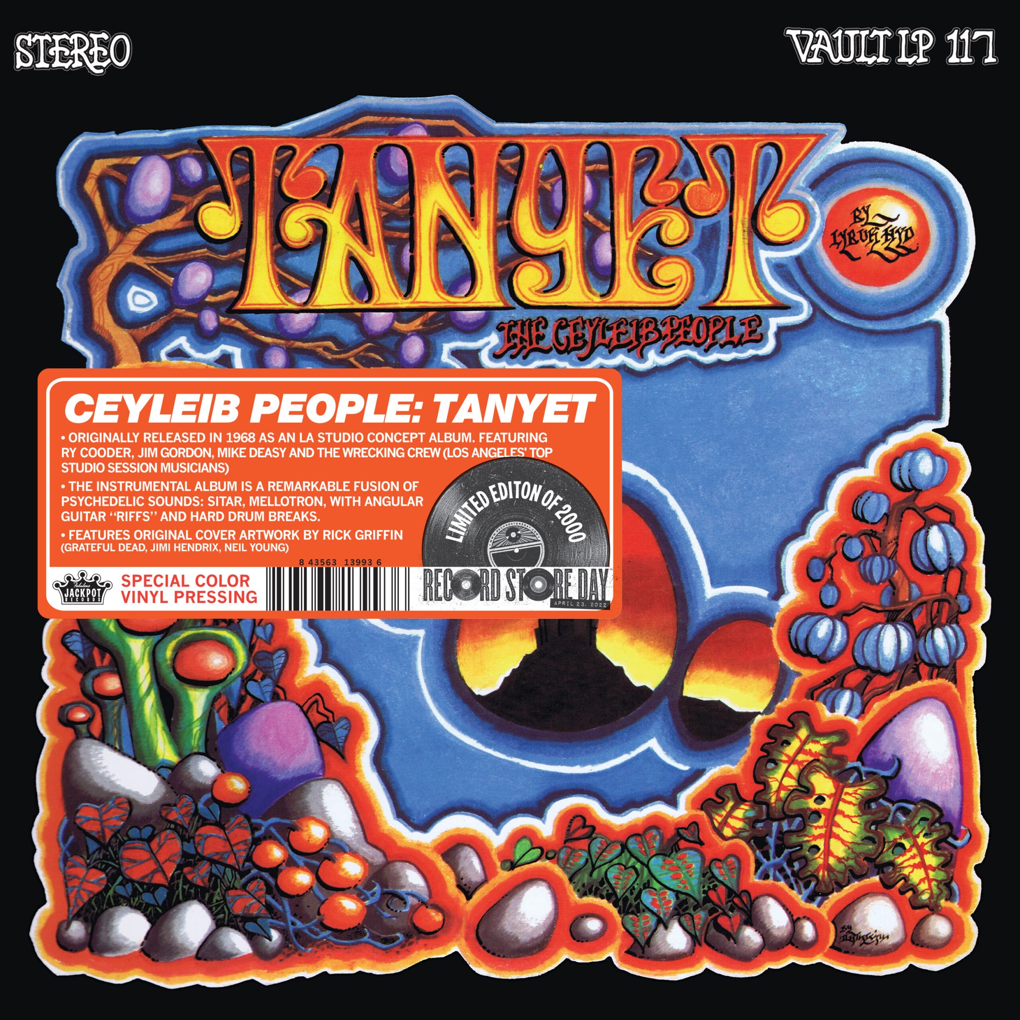 THE CEYLEIB PEOPLE - Tanyet - LP - Clear Blue Vinyl [RSD 2022]